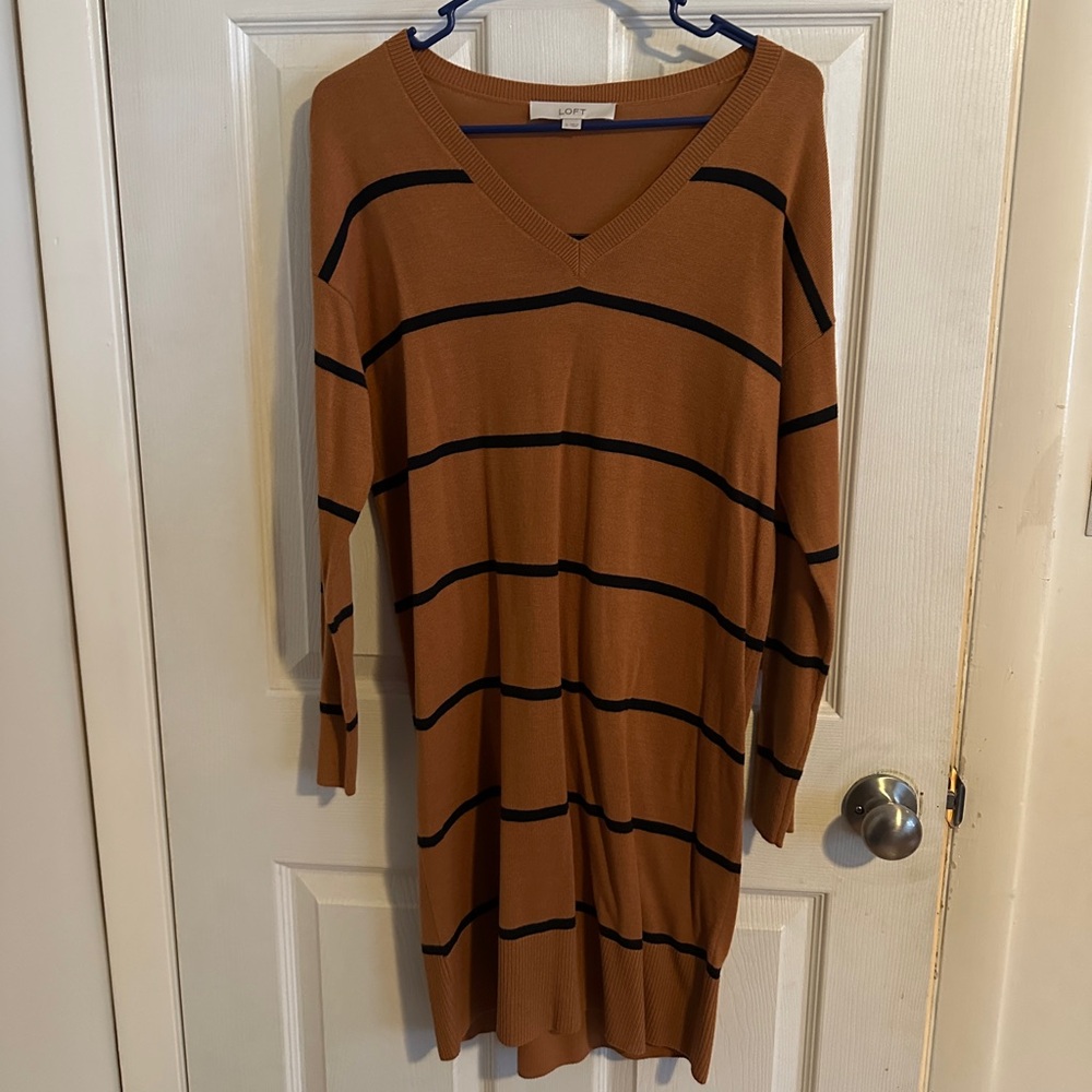 NWOT. Loft Sweater Dress.
